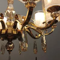 لوستر ده شاخه مدل خاص در رومالوستر فردیس|لوستر و چراغ آویز|فردیس, سرحدی|دیوار