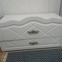 کشو mdf دو طبقه و پایه تلوزیون ۴۶ اینچ سامسونگ
