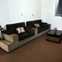 مبل و آینه کنسول