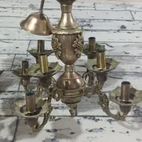 لوستر برنجی|لوستر و چراغ آویز|مشکین‌دشت, |دیوار