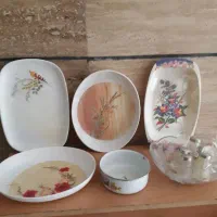 تعدادی ظروف کار کرده
