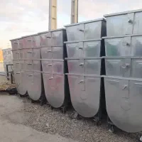 مخزن زباله مکانیزه سطل زباله نیمکت پارکی