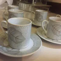 6عدد فنجان ونعلبکی قهوه خوری|ظروف سرو و پذیرایی|اصفهان, آفاران|دیوار