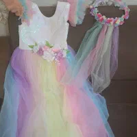 لباس مجلسی بچگانه در حد نو