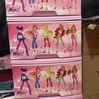 فایل ۴کشو و سطل اشغال ست