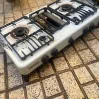 اجاق گاز قدیمی با منقل کباب پز