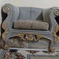 مبل چستر راحتی پایه منبتی