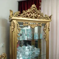 گنجه منبت کاری چوب راش