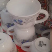 ۶دست فنجان و۵جعبه سرویس چاقو|ظروف سرو و پذیرایی|مرند, |دیوار