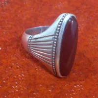 انگشتر عقیق بادامی