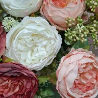 گل پیونی (مصنوعی)|گل مصنوعی|ساری, |دیوار