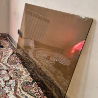 شیشه رومیزی قهوه ای