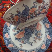 ظرف قاب وقدح طاووس|ظروف سرو و پذیرایی|مراغه, |دیوار