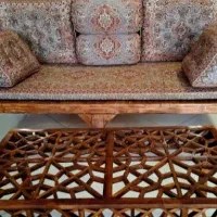 شاهنشین پشتی وست کامل ترمه سنتی