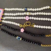 دستبند مرواریدی شیک زیبا