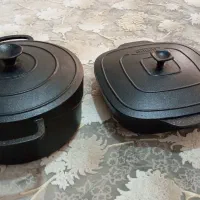 قابلمه و ماهی تابه چدنی اصل|ظروف پخت‌وپز|فسا, |دیوار