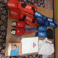 وسایل کاراته دخترونه کامل نو همراه لباس دست دو