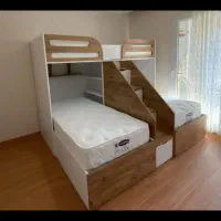 تخت خواب تک نفره ، دوطبقه، دونفره|تخت و سرویس خواب|اهواز, کمپلو جنوبی|دیوار