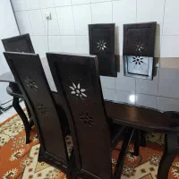 میز ناهار خوری|میز و صندلی غذاخوری|شاهین‌شهر, خانه کارگر|دیوار