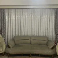 پرده هال پارچه ترک طرح پتینه