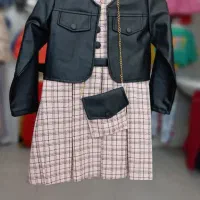 سارافون و کت چرم بچگانه