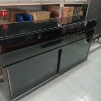 میز کنسول مغازه چهار کشو بالا دو درب پایین
