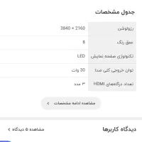 تلوزیون ۵۵اینج اسنوا|تلویزیون و پروژکتور|تاکستان, |دیوار