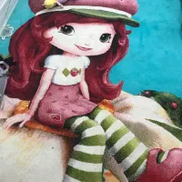 فرش دخترانه توت فرنگی|فرش|بندر کنگان, |دیوار