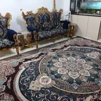 مبل سلطنتی 7نفره و عسلی|مبلمان خانگی و میز عسلی|قرچک, شهرک طلائیه|دیوار