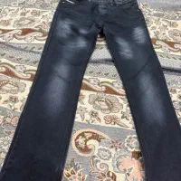 شلوار جین(لی)پسرانه سایز ۳۰ نکمدادی خاکستری