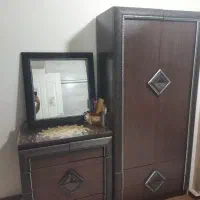 کمد بچه و ویترین و کمد لباس و دراول با آینه|جاکفشی، کمد، دراور|خاوران, |دیوار