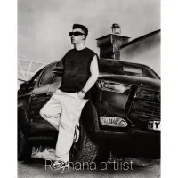 طراحی چهره به سبک سیاه قلم