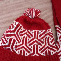 کلاه شال دخترانه وبلوز بافت|لباس|ارومیه, |دیوار