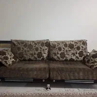 مبل ۷ نفره تمام چرم استیل