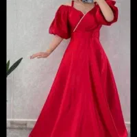 لباس مجلسی ساتن سایز دو