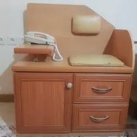 میز تلفن چوبی
