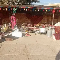 سیاه چادر موی بز