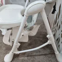 دو عدد صندلی غذای کودک مارک زوئیه|تخت و صندلی بچه|تبریز, |دیوار