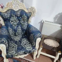 مبل استیل 7نفر سالم بدونه شکستگی و فروع رفتگی|مبلمان خانگی و میز عسلی|نسیم‌شهر, |دیوار