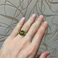 انگشتر نقره زبرجد درجه یک|جواهرات|اردبیل, |دیوار