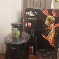 آبمیوه گیری براون در حد نو ( بسیار کم استفاده شده)