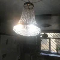 3تالوستر کریستالی بدنه برنز|لوستر و چراغ آویز|فردیس, شهرک گلها|دیوار