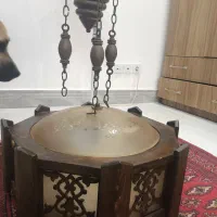 فروش لوستر چوبی سالم