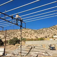 پوشش سقف مغازه با ورق و تور و فوم