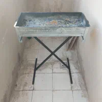 پایه منقل   منقل   کباب    ذغال