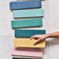 کاشی دست ساز لعابی متروئی آجر لعابی کاشی هفت رنگی