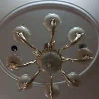 یک جفت لوستر کریستال|لوستر و چراغ آویز|ورامین, ورامین|دیوار