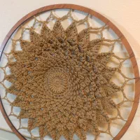 دیوار کوب  ماندالا دستبافت|صنایع دستی و سایر لوازم تزئینی|شاهین‌شهر, طالقانی|دیوار