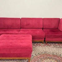 مبل ال راحتی جداشونده بهمراه میز درحد نو|مبلمان خانگی و میز عسلی|تهران, جنت‌آباد مرکزی|دیوار