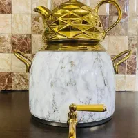 کتری قوری طرح سنگ ترک بدون جعبه